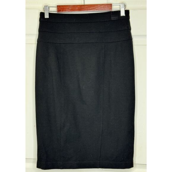 Cabi Pencil Skirt High Waist Size 8 Black Office Career Work #205 - Picture 1 of 7